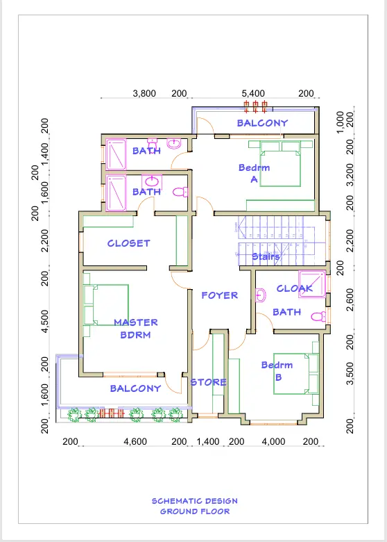 Ground floor plan